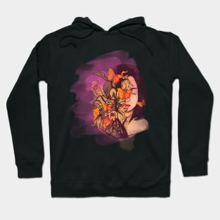 Flower Girl Watercolor Hoodie